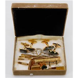 ESTATE COLLECTION OF CUFFLINKS AND TIE BARS/ PINS