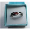 Image 1 : 8 - STERLING SILVER BAND STYLE RING