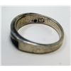 Image 3 : 8 - STERLING SILVER BAND STYLE RING