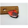 Image 1 : 5 - RED/ORANGE AMMOLITE GEMSTONE