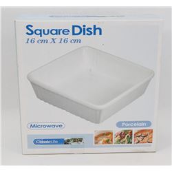 NEW 16CM X 16CM SQUARE SERVING DISH