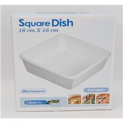 NEW 16CM X 16CM SQUARE SERVING DISH