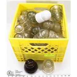 LOT OF 38 TELEPHONE POLE INSULATORS
