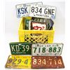 Image 1 : LOT OF 59 VINTAGE & NEWER LICENSE PLATES