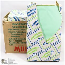 BOX OF 8 1/2 X 14 GREEN COPY PAPER