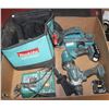 Image 1 : LARGE BOX W/MAKITA TOOLS, CHARGER,
