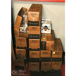 LOT OF 13.5 CASES OF TASSIMO NABOB & MCCAFFE