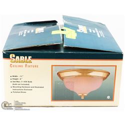 SABLE CEILING LIGHT FIXTURE.