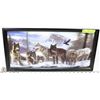 Image 1 : FRAMED 3-D WOLF PACK PICTURE 21 X 10
