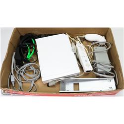 NINTENDO WII SYSTEM W/ CONTROLLER, KNUCHUCK,