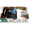 Image 1 : OFFICE SUPPLY LOT, INCLUDES NEW STAPLER, HOLDERS