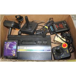 BOX W/ATARI 2600 CONSOLE, 3 CONTROLLERS