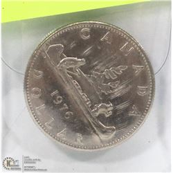 1976 CANADIAN ONE DOLLAR COIN.