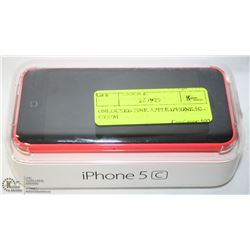 UNLOCKED PINK APPLE IPHONE 5C W/ SIM