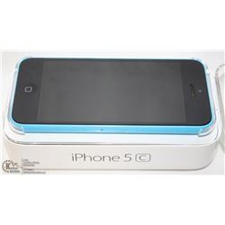 UNLOCKED BLUE APPLE IPHONE 5C W/ SIM