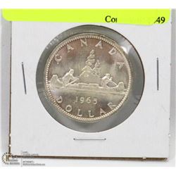 1965 $1 CANADA SILVER DOLLAR