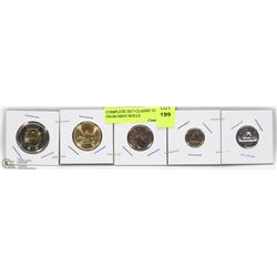 COMPLETE 2017 CLASSIC COIN SET FROM MINT ROLLS