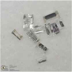 26) GENUINE BAGUETTE DIAMOND GEMSTONES