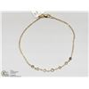 Image 2 : 39) 10K YELLOW GOLD DIAMOND CHAIN BRACELET