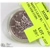 Image 1 : 2011 MAPLE LEAF $5, 1 TROY OUNCE .999 SILVER COIN.