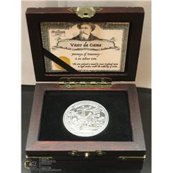 23) 2016-2 OZ ANTIQUE SILVER COIN NEW ZEALAND MINT