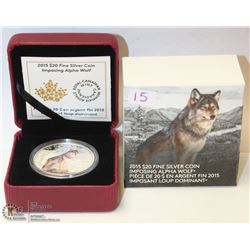 15) 2015,   1 OZ PURE SILVER COIN   RCM