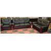 Image 1 : 3PC LEATHERETTE  82" SOFA ,62" LOVESEAT AND 40"