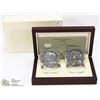 Image 1 : 05) 2012 - 2OZ ,2 COIN PURE SILVER SET GERMAN MINT