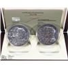Image 2 : 05) 2012 - 2OZ ,2 COIN PURE SILVER SET GERMAN MINT