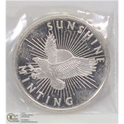 HALF TROY OUNCE SUNSHINE .999 SILVER COIN.