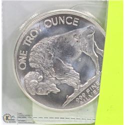 US BUFFALO 1 TROY OUNCE .999 SILVER COIN