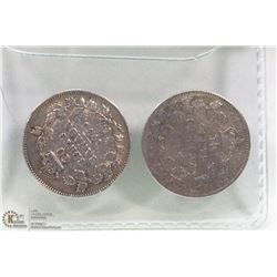 1930 & 1936 CANADIAN KING GEORGE V DIMES.