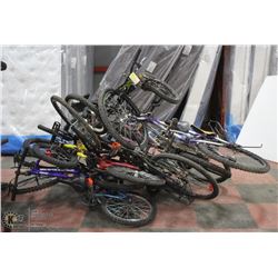 POLICE SEIZURE: LOT OF APPROX 12 ASSORTED BIKES.