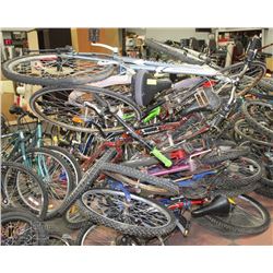 POLICE SEIZURE: LOT OF 9 ASSORTED BIKES