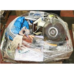 ESTATE PALLET OF DISHWARE, TOOLS, ELVIS & MORE
