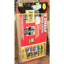 5 SHELF STORAGE SYSTEM ( TOOLS ) - CAN BE ASSEMBLE