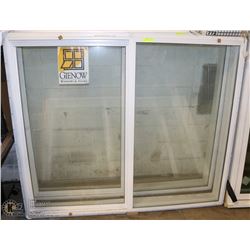 DOUBLE SLIDER WINDOW 5FT 11IN X 4FT 11IN.