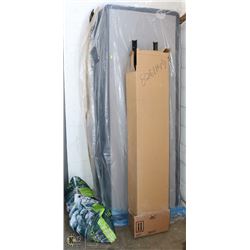 PAIR OF FREIGHT DAMAGE QUEEN BOXSPRINGS, ICE MELT