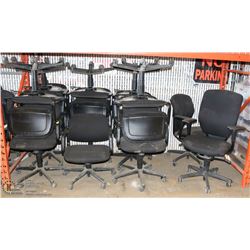 LOT OF 13  ROLLING OFFICE CHAIRS