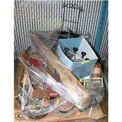 PALLET OF ASSORTED MISC NOT FOR AUCTION RESALE