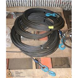 PALLET OF NEW WIRE SLINGS 3/4" BY ASSORTED LENGTHS