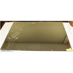 ORNATE ETCHED WALL MIRROR