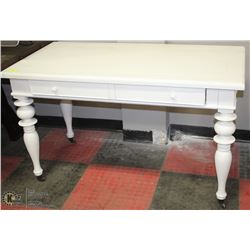 PAULA DEEN WOOD TABLE WITH 1 DRAWER