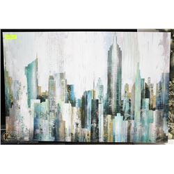"CITY" CONTEMPORARY DECOR WALL ART CANVAS