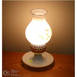 ESTATE MILK GLASS LAMP