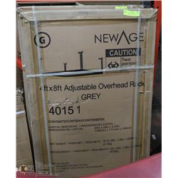 NEW 4FT X 8FT ADJUSTABLE OVER HEAD STORAGE RACK