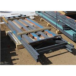 SINGLE SECTION OF 9FT LONG PALLET RACKING
