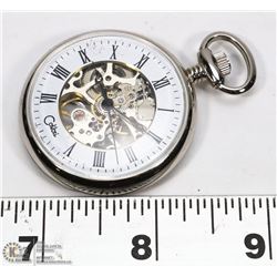 COLIBRE STEMLINE POCKET WATCH SKELETON DESIGN.