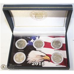 2010 US UNCIRULATED PROOF ISSUE COIN SET FROM 5