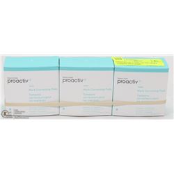 3 PACKS OF 15 PRO ACTIV MARK CORRECTING PADS